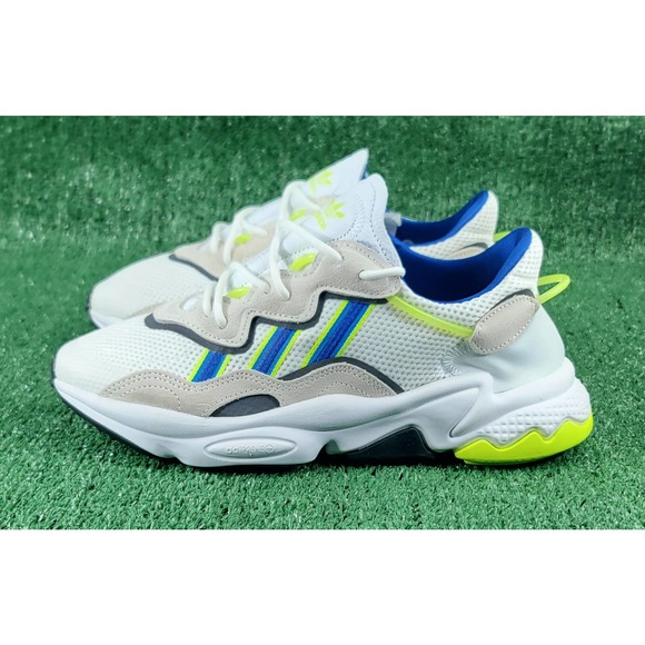 Adidas Originals Ozweego [EG8128] Men Casual Shoes White/Blue-Volt main image 8